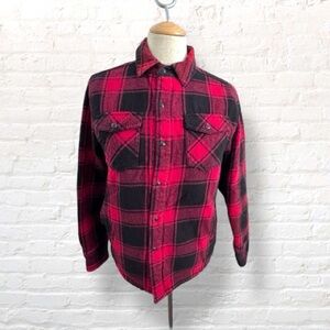 Buffalo Plaid Button-Down Shacket - West 49